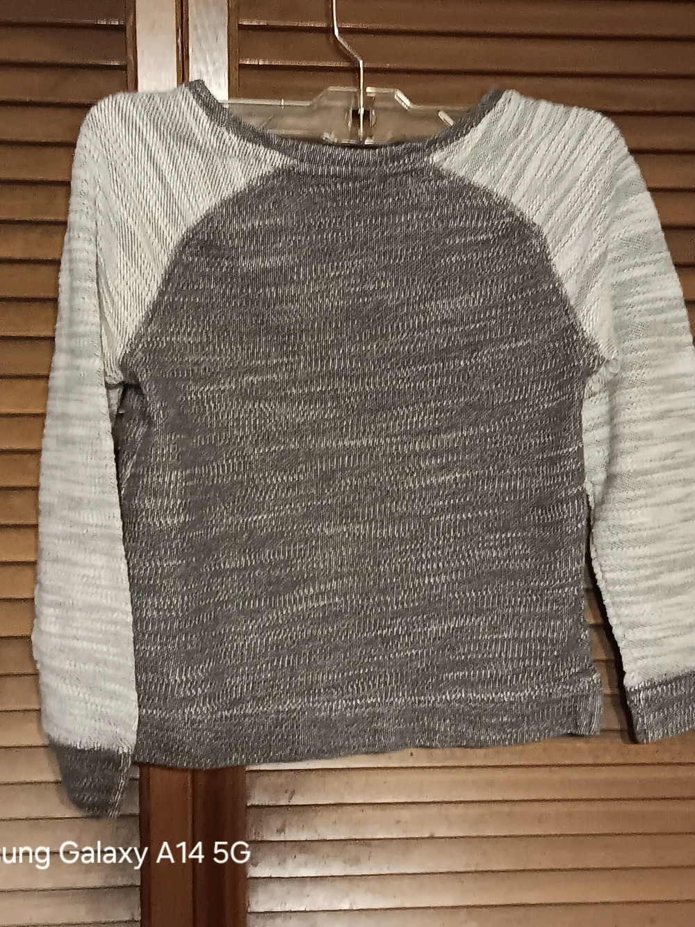 Russell Athletic Nevada Wolf Pack Gray Two-Tone Crewneck Sweater
